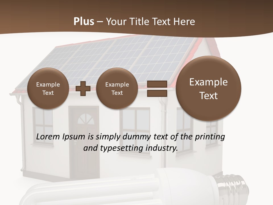 Roof Environmental Socket PowerPoint Template