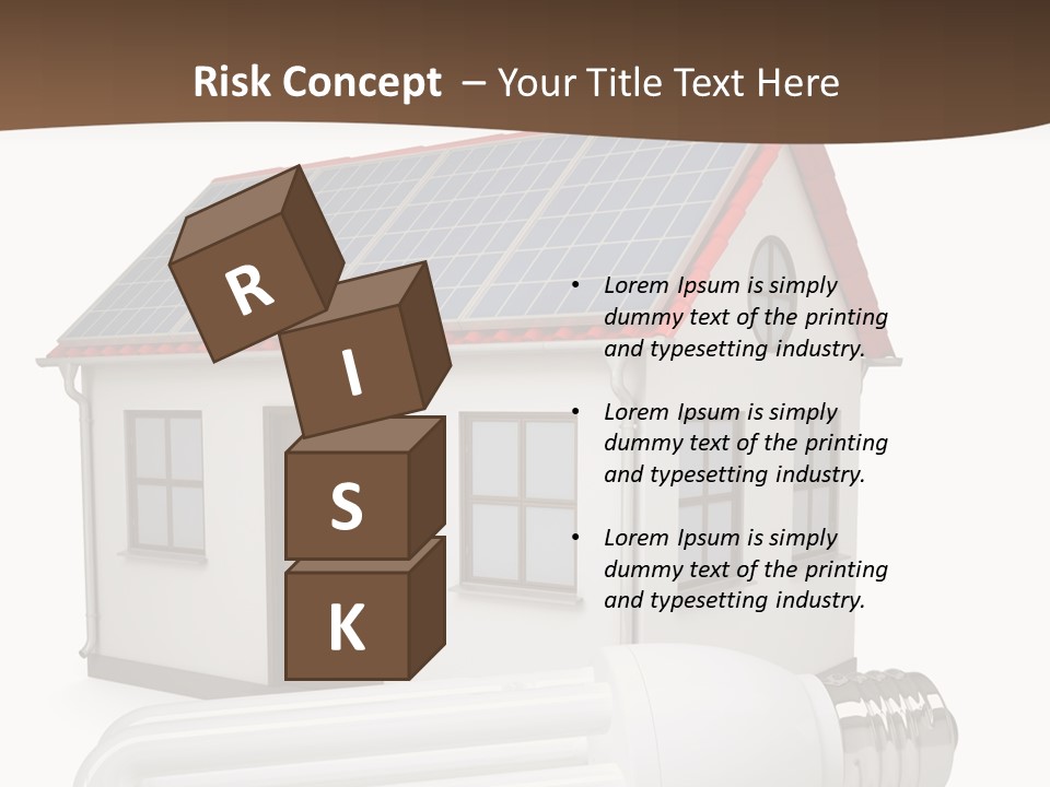 Roof Environmental Socket PowerPoint Template