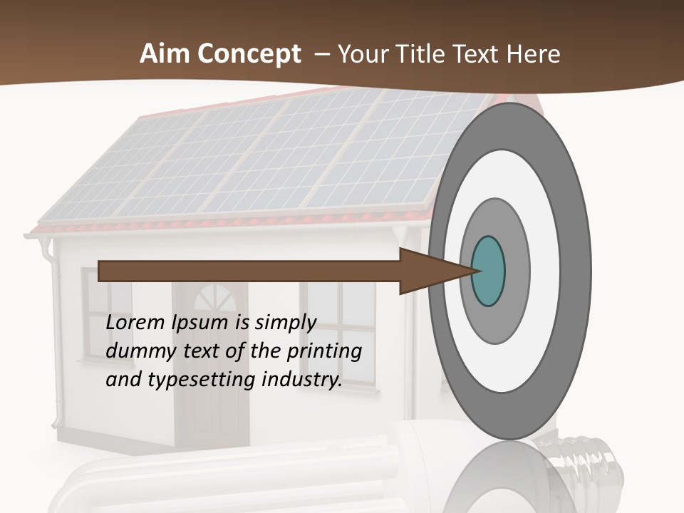 Roof Environmental Socket PowerPoint Template