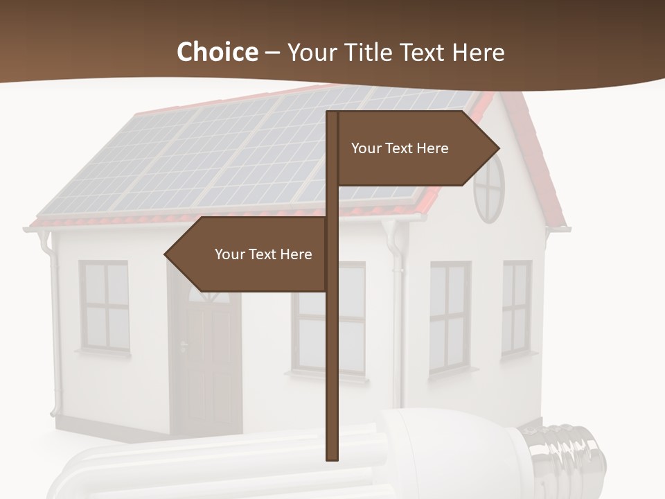 Roof Environmental Socket PowerPoint Template