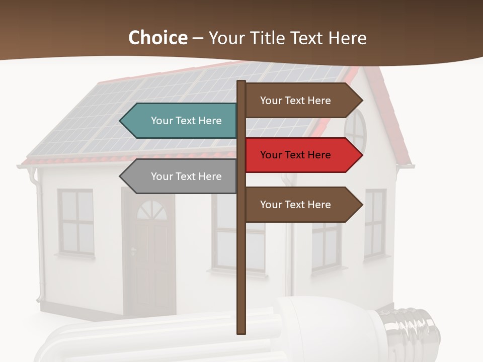 Roof Environmental Socket PowerPoint Template