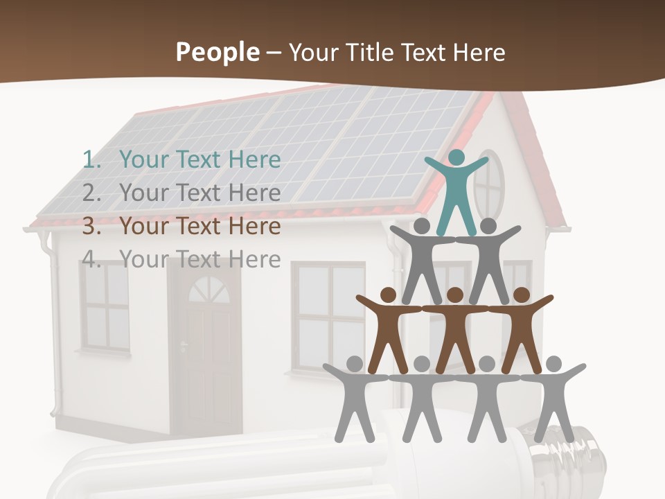 Roof Environmental Socket PowerPoint Template