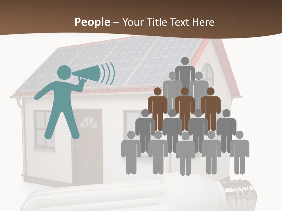 Roof Environmental Socket PowerPoint Template