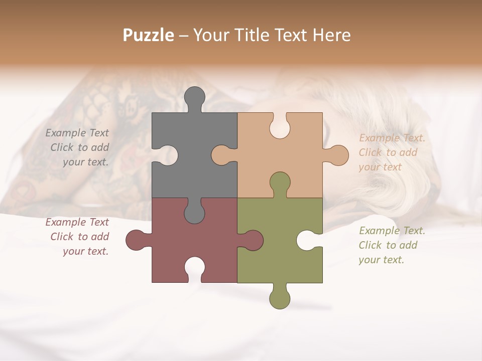 Relaxation Female Woman PowerPoint Template