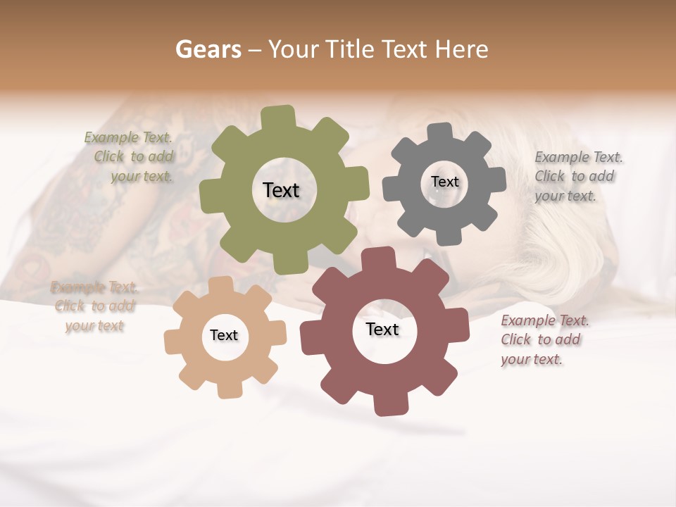 Relaxation Female Woman PowerPoint Template