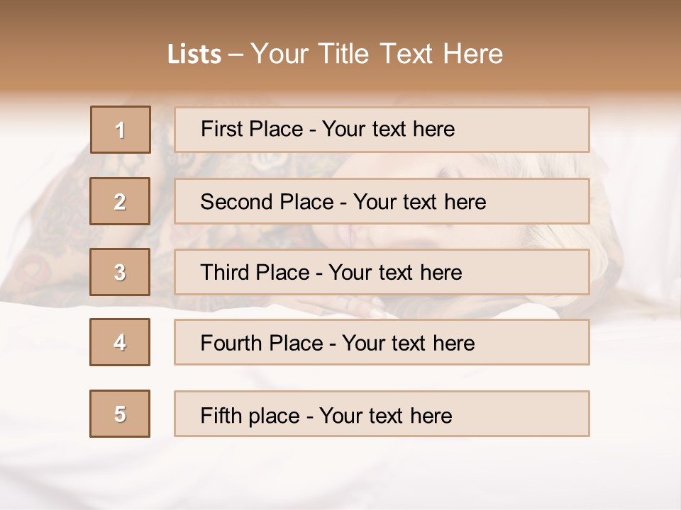 Relaxation Female Woman PowerPoint Template