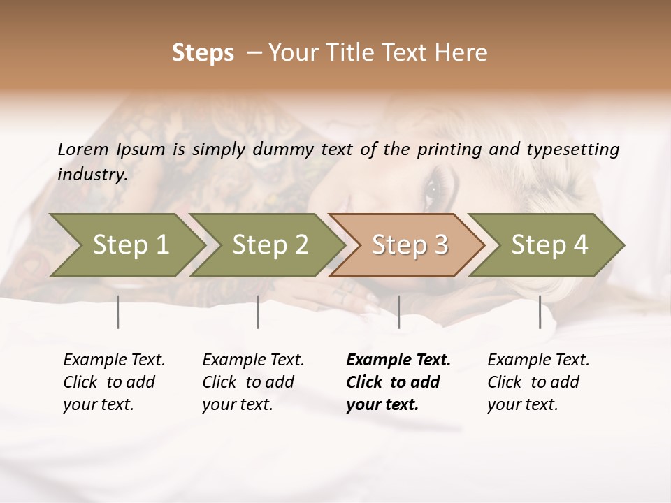 Relaxation Female Woman PowerPoint Template