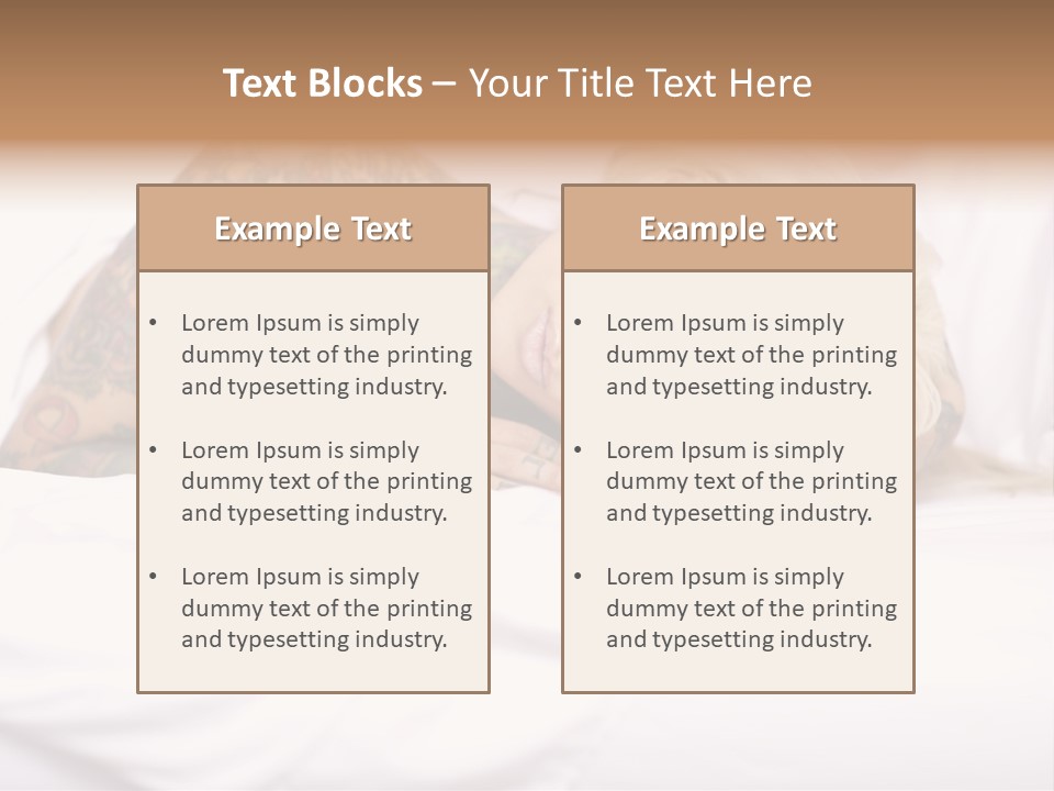 Relaxation Female Woman PowerPoint Template