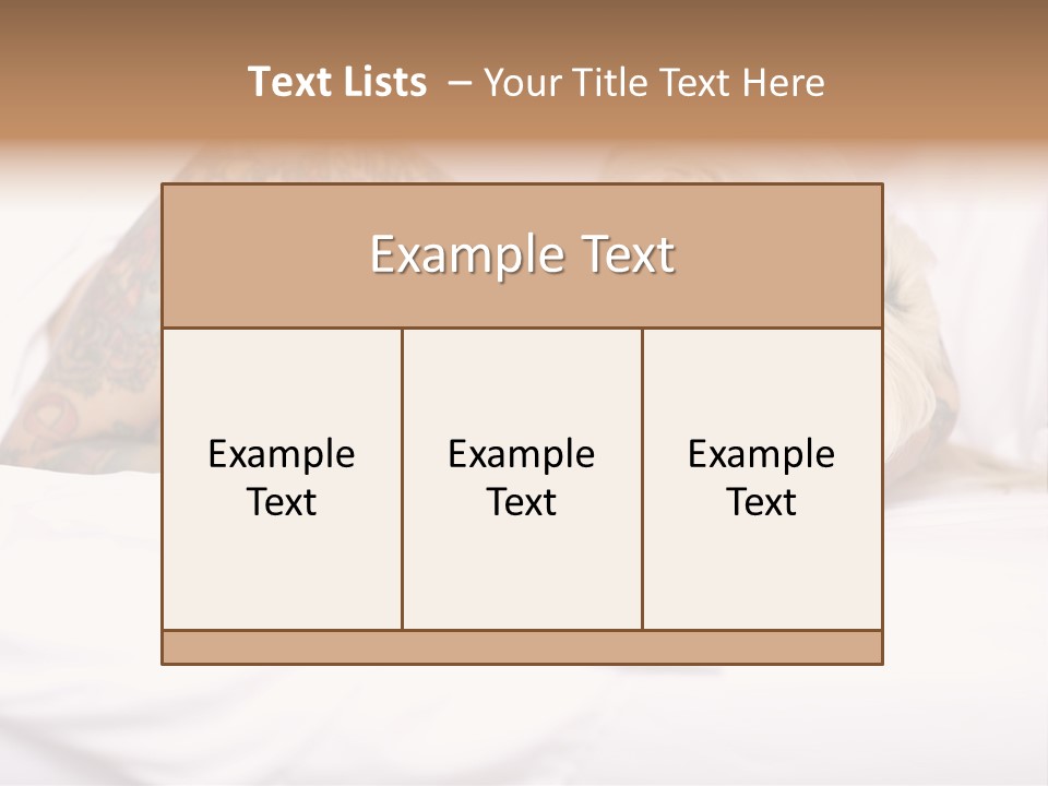 Relaxation Female Woman PowerPoint Template