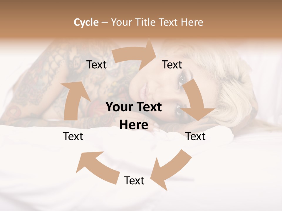 Relaxation Female Woman PowerPoint Template