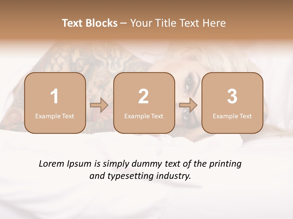 Relaxation Female Woman PowerPoint Template