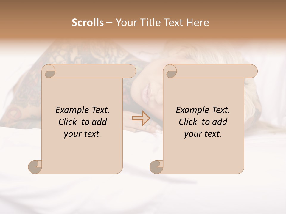 Relaxation Female Woman PowerPoint Template