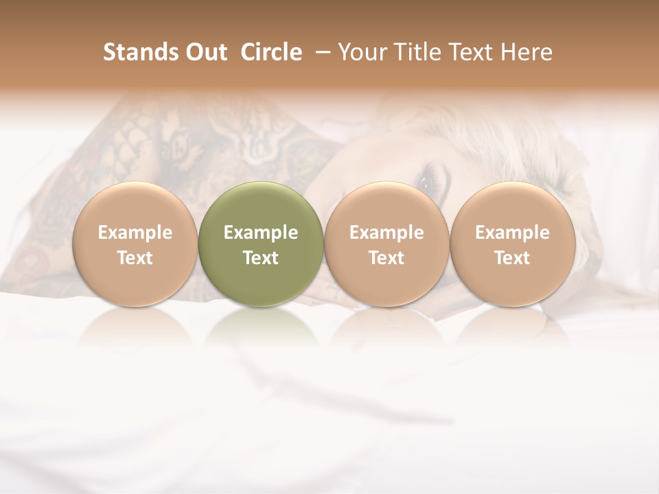 Relaxation Female Woman PowerPoint Template