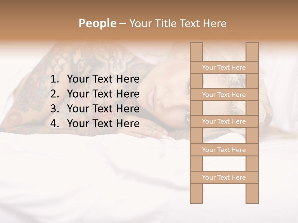 Relaxation Female Woman PowerPoint Template