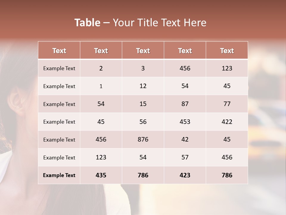 Healthy Glow Youthful PowerPoint Template