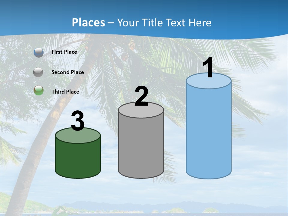 Tranquil Beach Sea PowerPoint Template