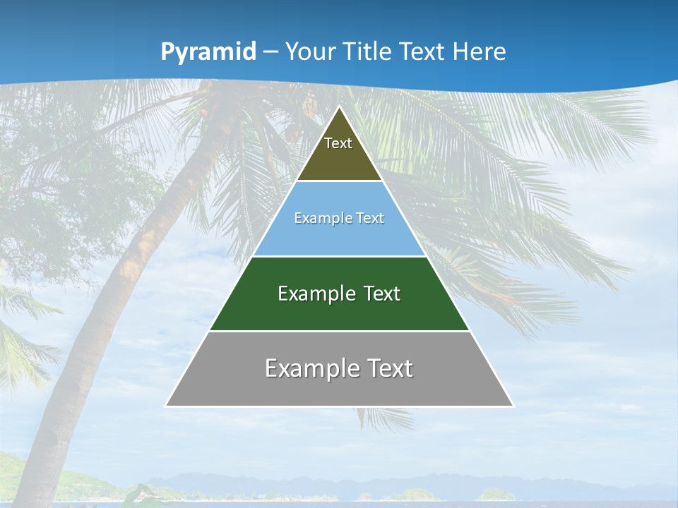 Tranquil Beach Sea PowerPoint Template