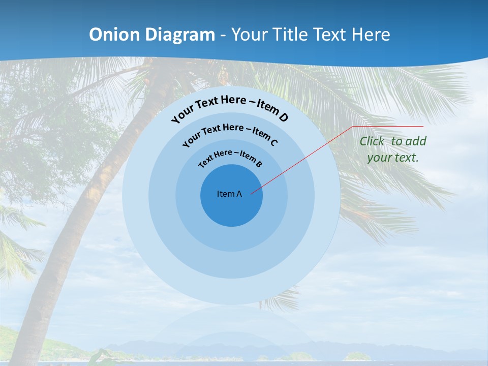 Tranquil Beach Sea PowerPoint Template