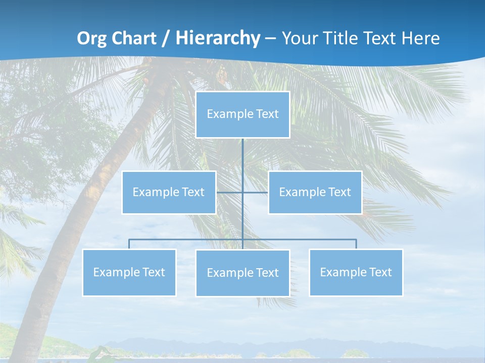 Tranquil Beach Sea PowerPoint Template