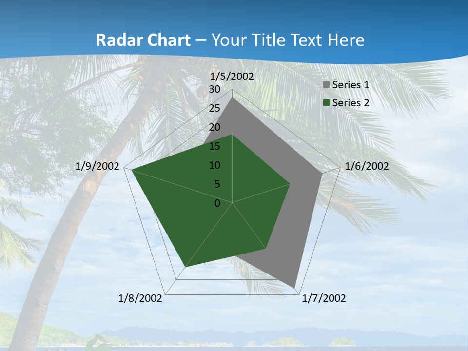 Tranquil Beach Sea PowerPoint Template