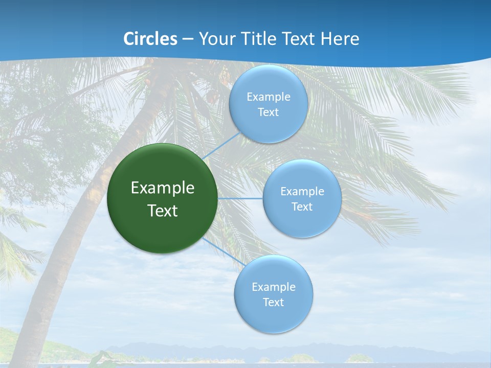 Tranquil Beach Sea PowerPoint Template