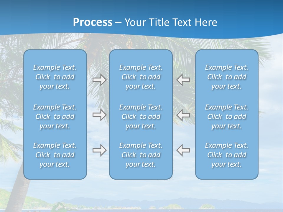 Tranquil Beach Sea PowerPoint Template