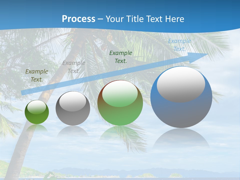 Tranquil Beach Sea PowerPoint Template