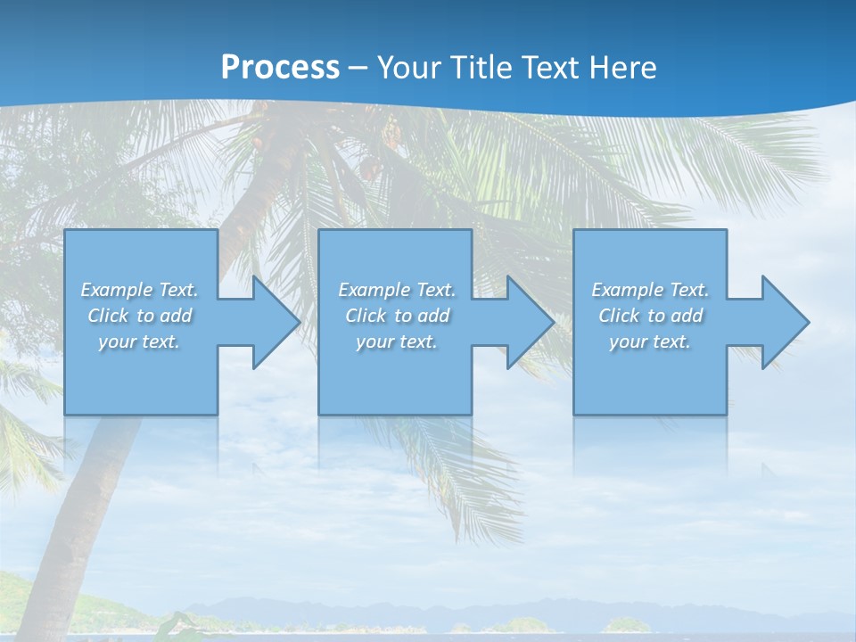 Tranquil Beach Sea PowerPoint Template