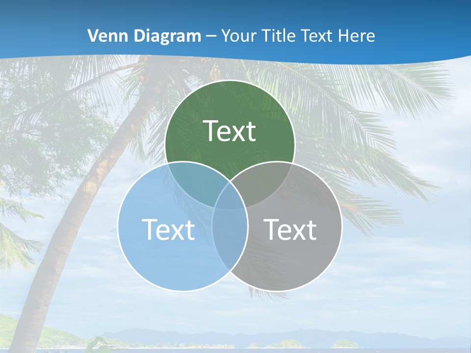 Tranquil Beach Sea PowerPoint Template