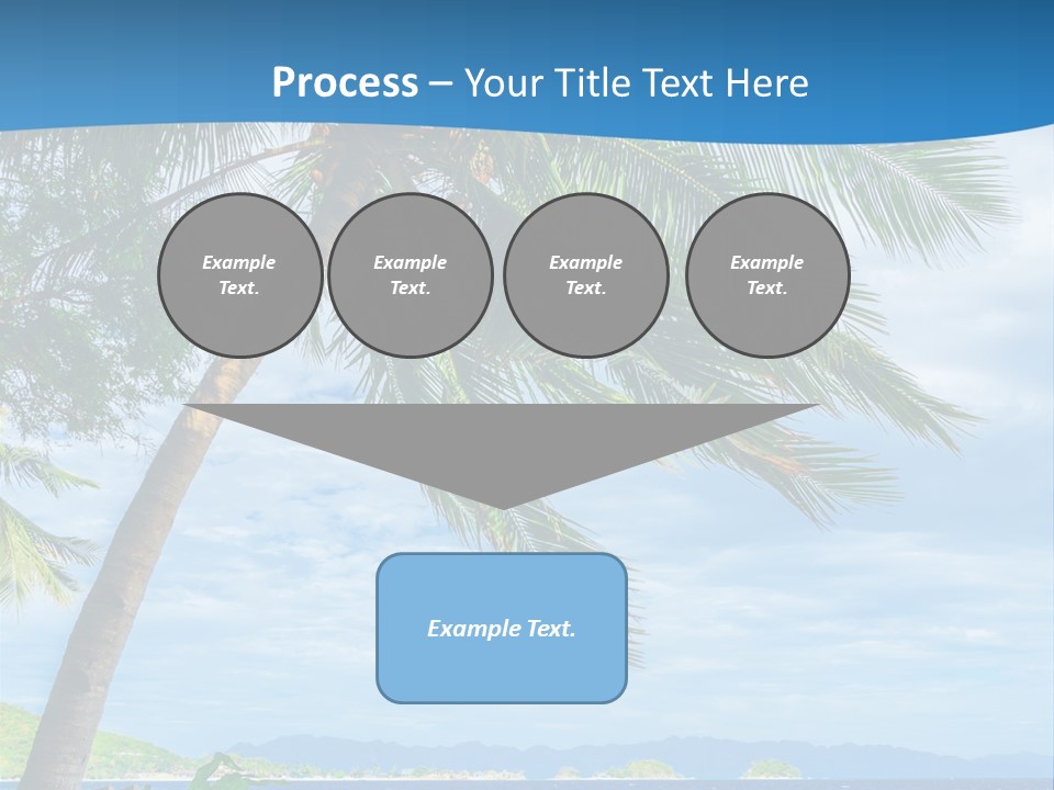 Tranquil Beach Sea PowerPoint Template