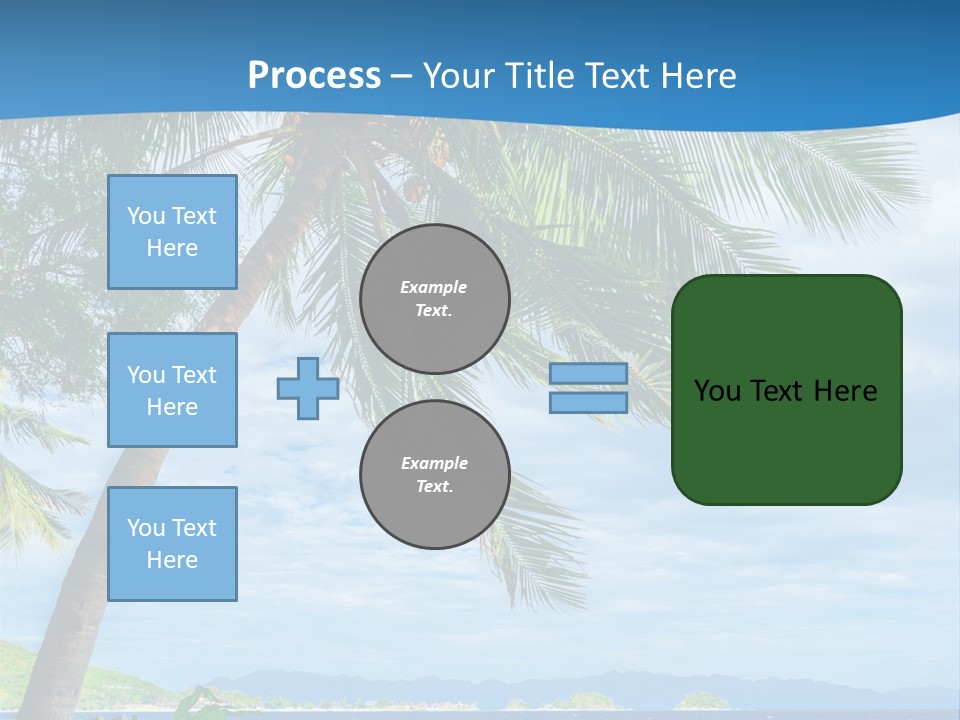 Tranquil Beach Sea PowerPoint Template