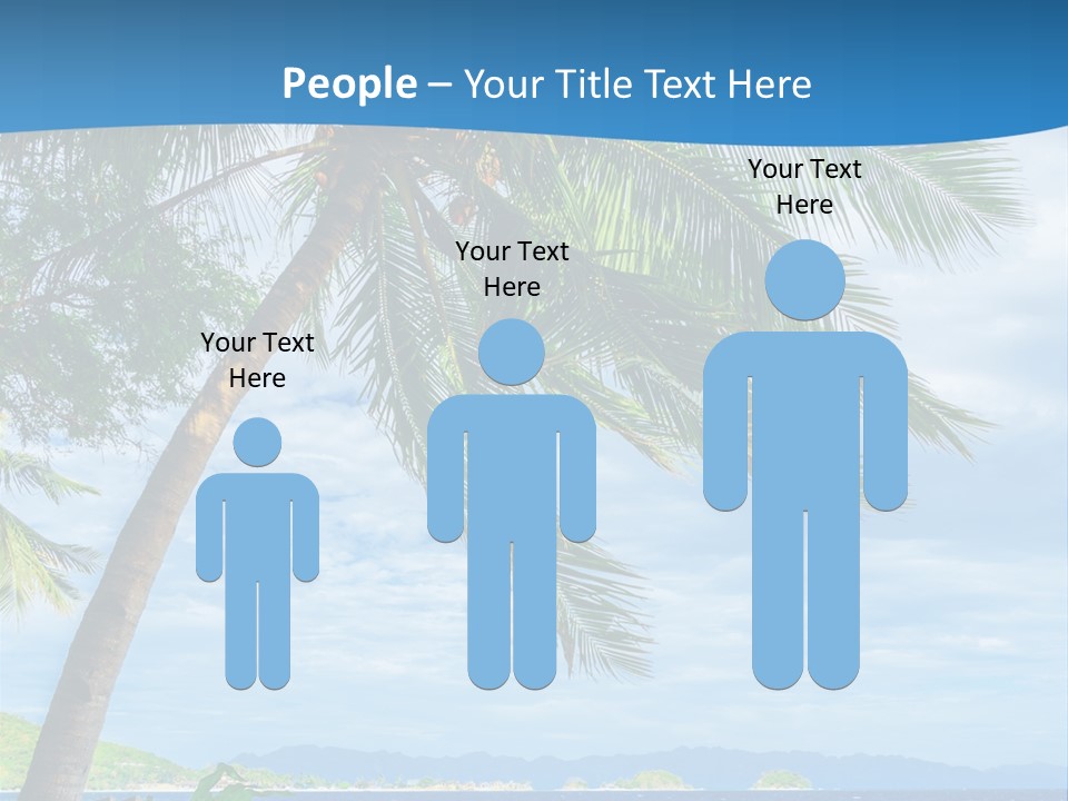 Tranquil Beach Sea PowerPoint Template