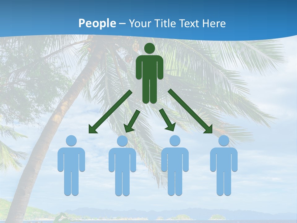 Tranquil Beach Sea PowerPoint Template