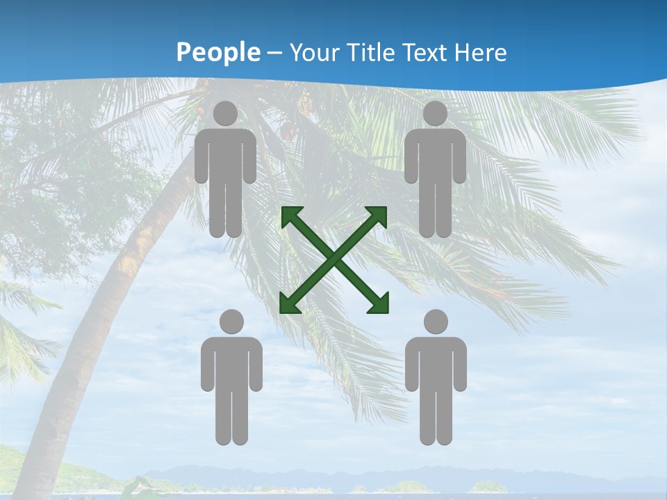 Tranquil Beach Sea PowerPoint Template