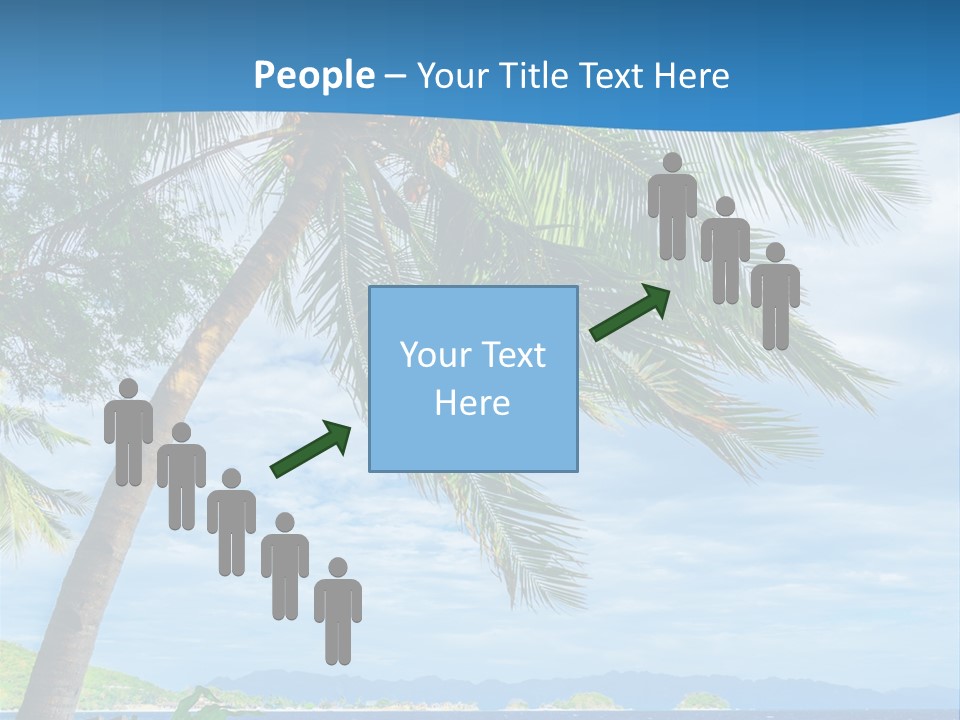 Tranquil Beach Sea PowerPoint Template