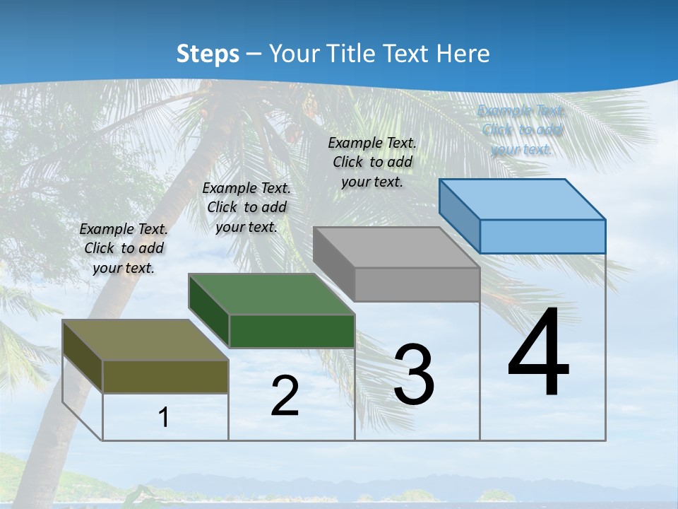 Tranquil Beach Sea PowerPoint Template