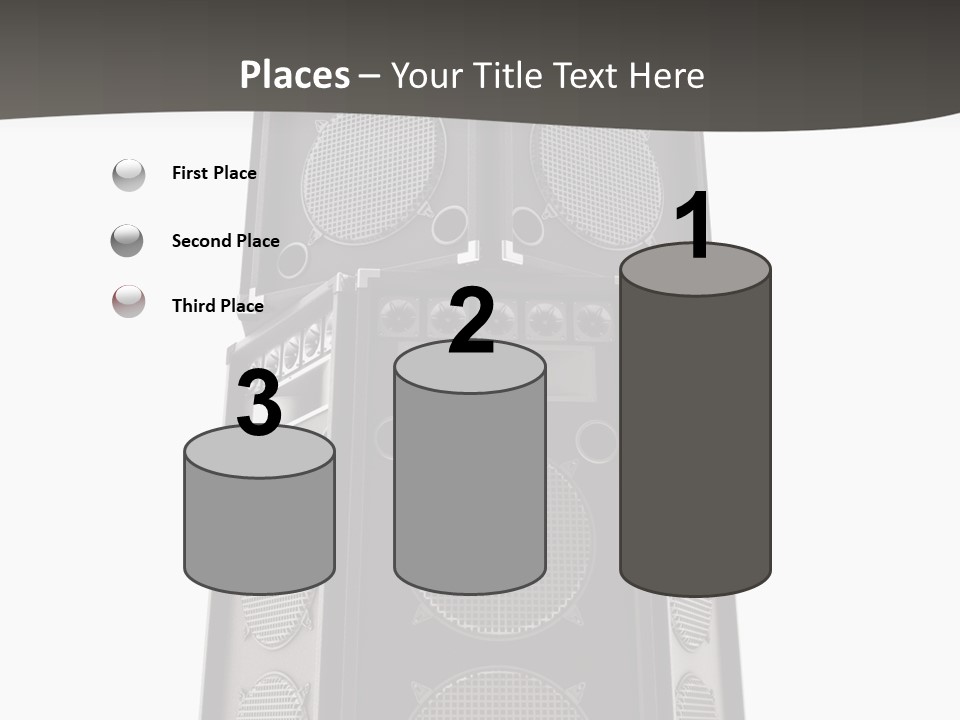 Design Party Black PowerPoint Template