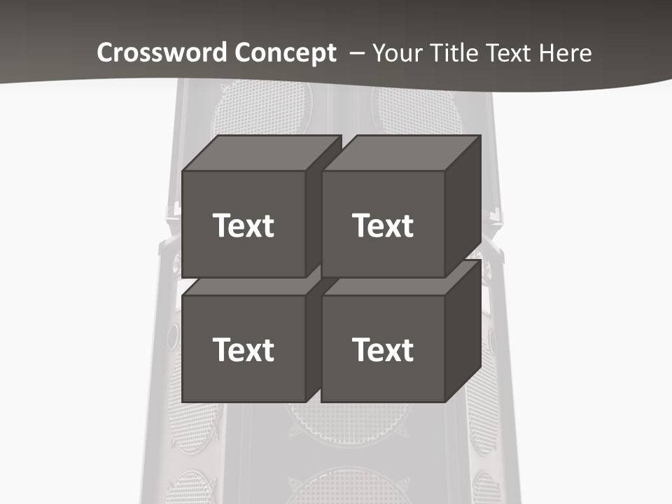 Design Party Black PowerPoint Template