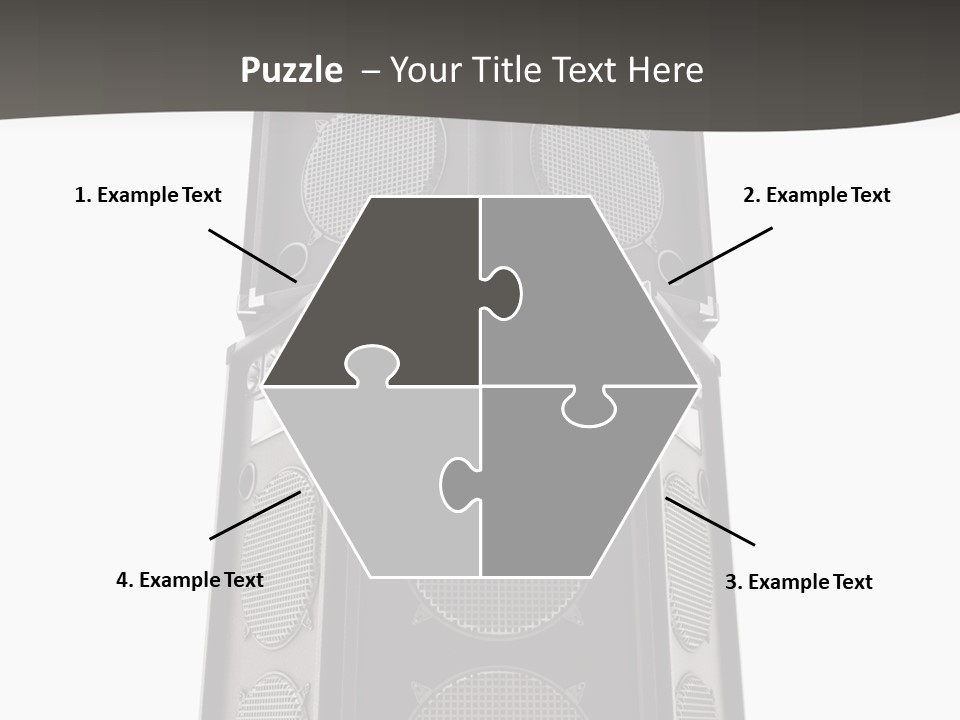 Design Party Black PowerPoint Template