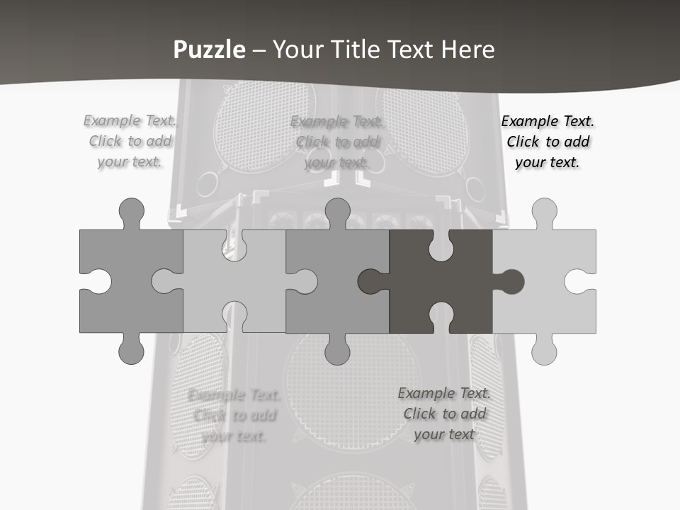 Design Party Black PowerPoint Template