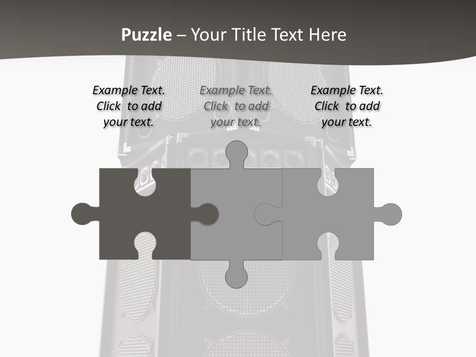 Design Party Black PowerPoint Template