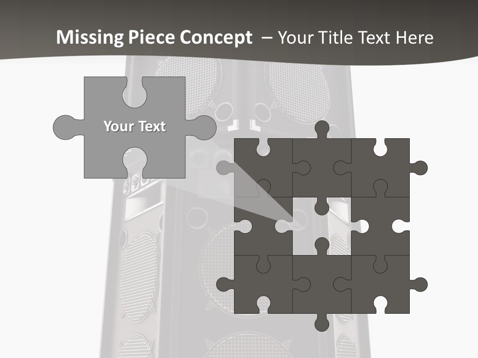 Design Party Black PowerPoint Template