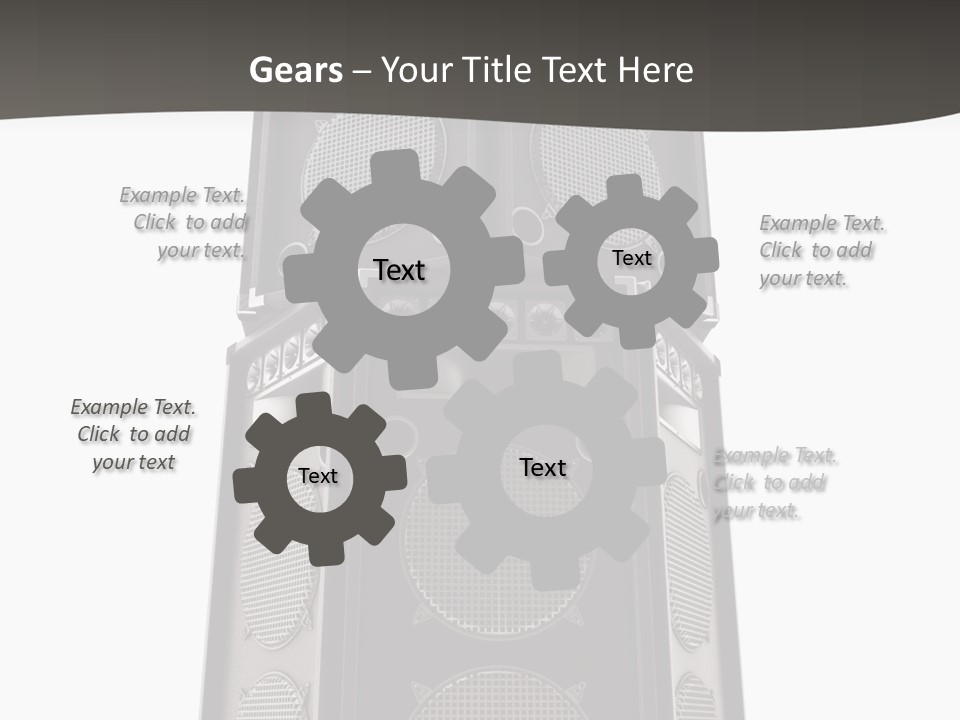 Design Party Black PowerPoint Template