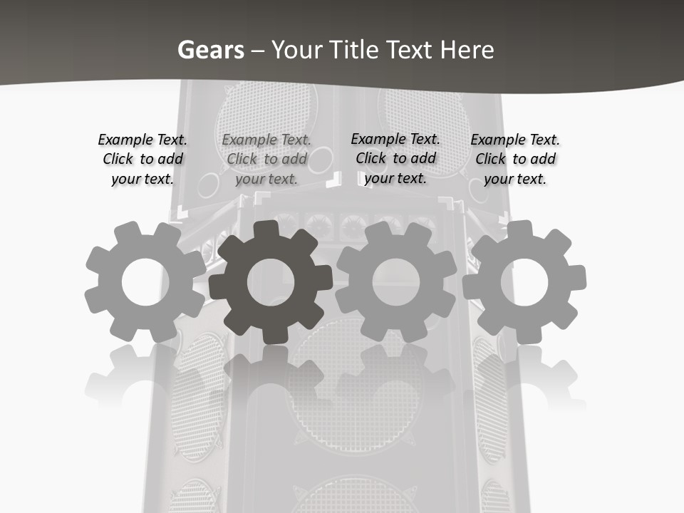 Design Party Black PowerPoint Template