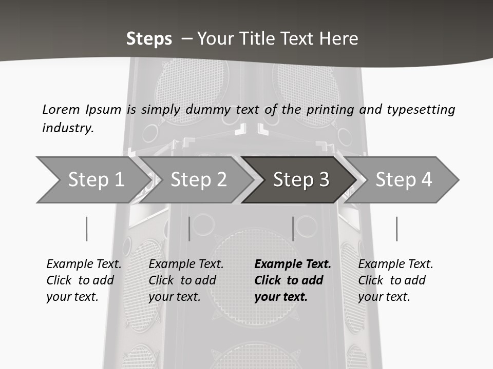 Design Party Black PowerPoint Template