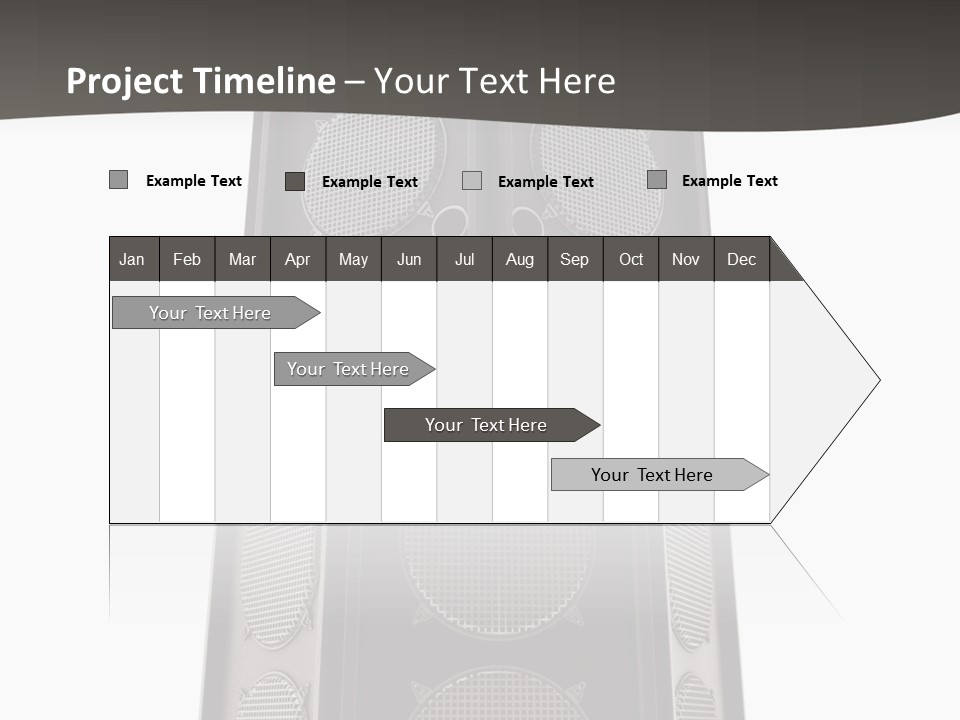 Design Party Black PowerPoint Template