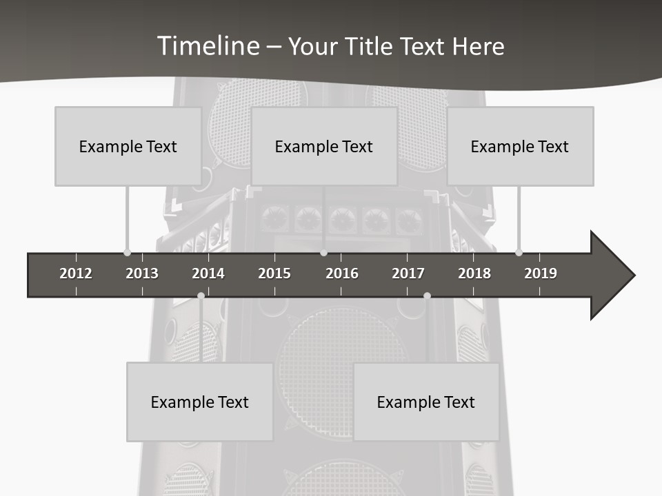 Design Party Black PowerPoint Template