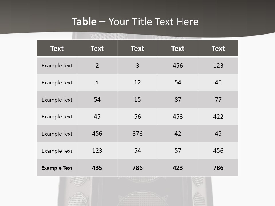Design Party Black PowerPoint Template
