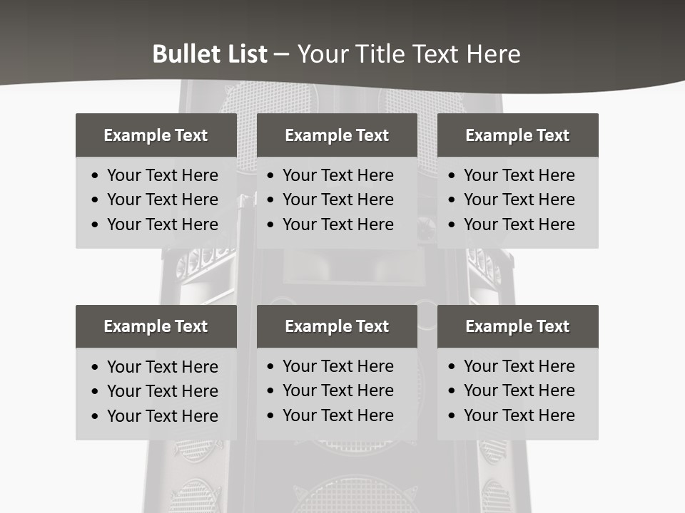 Design Party Black PowerPoint Template