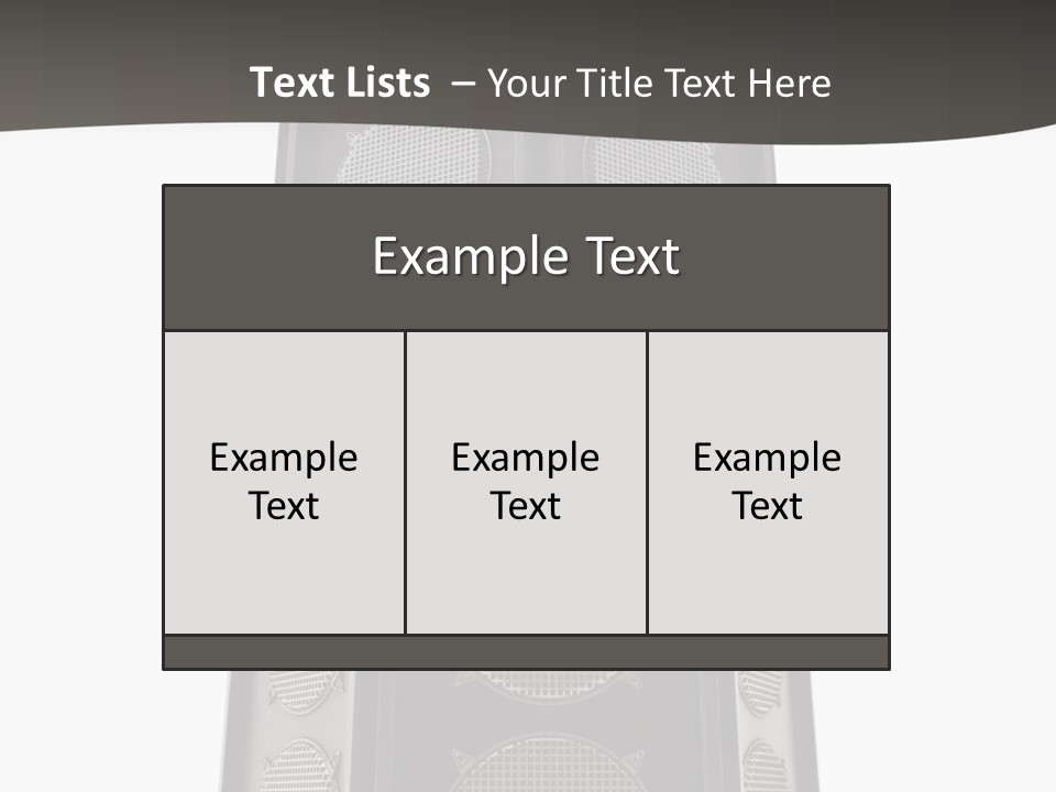 Design Party Black PowerPoint Template